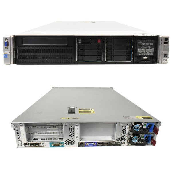 HP ProLiant DL380p G8 2x Intel Xeon E5-2650 V2 16 GB RAM 8Bay 2.5" P420i