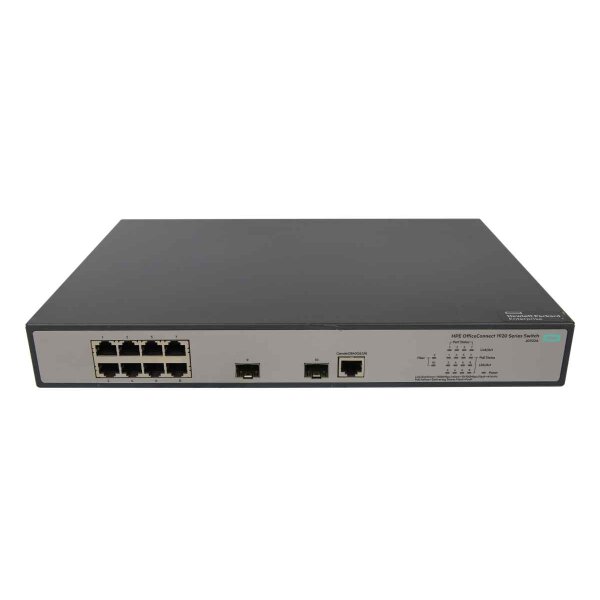 HPE Switch 1920-8G-PoE+ 8Ports PoE+ 1000Mbits 2Ports SFP 1000Mbits Managed JG922A