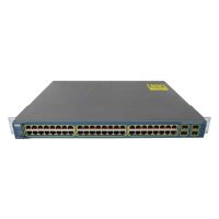 Cisco Switch WS-C3560-48PS-S 48Ports PoE 100Mbits 4Ports...