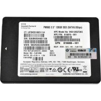 HP Samsung 120GB SATA 6G SSD MZ-7LM1200 816876-001...